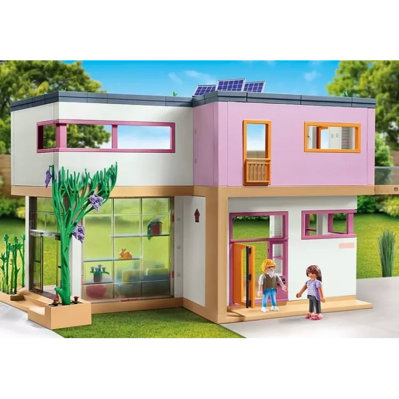 Set de figuras My Life 71607 Casa con jardín de invierno