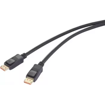 Renkforce Cable de conexión DisplayPort macho 2,00 m Negro RF-6562820 8K UHD (RF-6562820)