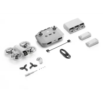 DJI Neo Fly More Combo (DJI-RC-N3) dron ligero de 135 g con cámara 4K Ultra HD, hasta 18 minutos de vuelo con 1 carga, 3x baterías, mando a distancia