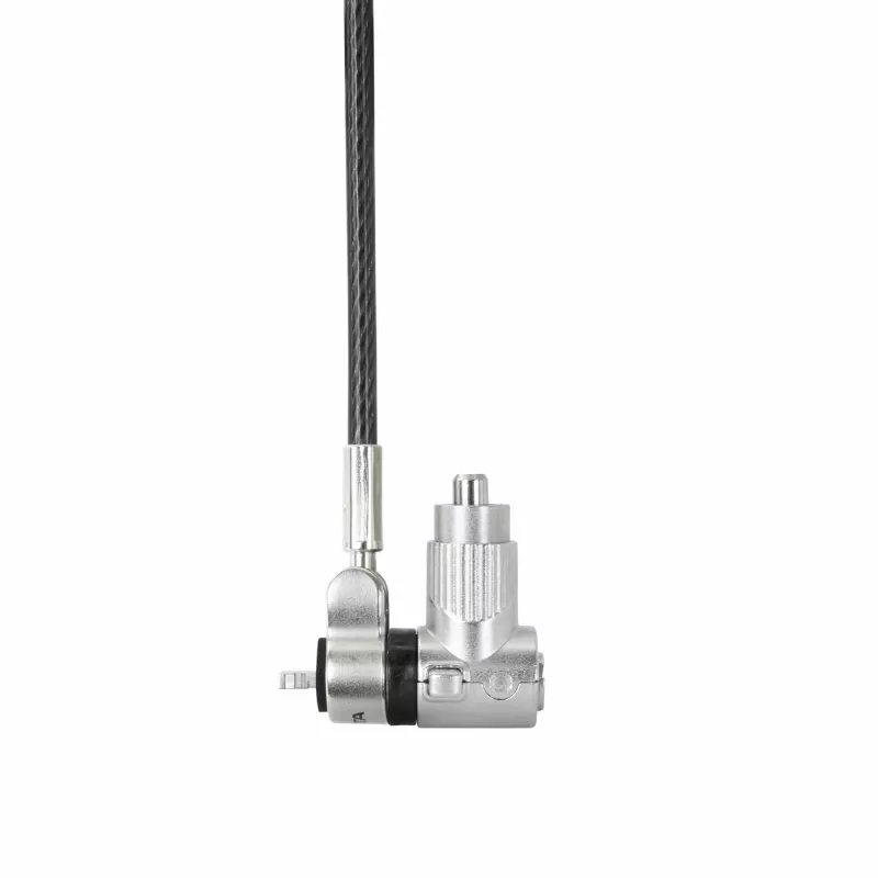 DICOTA D32068 candado de cable universal mini para portátil, 0,3 m, 3 cabezales intercambiables, plateado