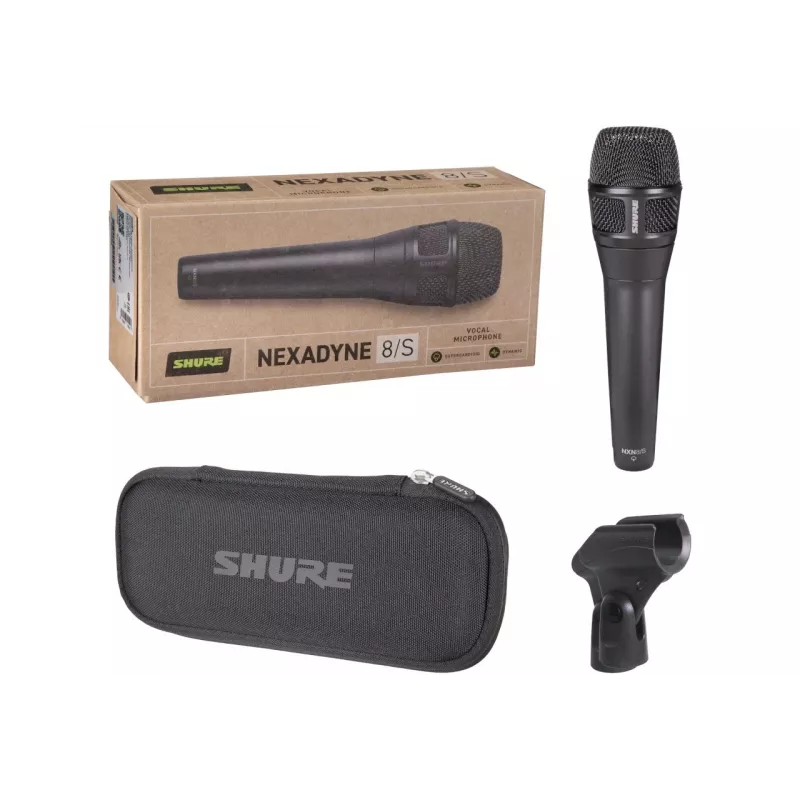 Shure Nexadyne™ 8/S - micrófono dinámico, supercardioide con conector XLR, negro