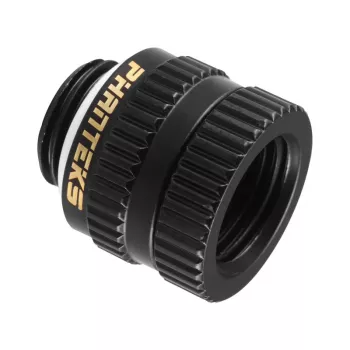 Adaptador para sistemas de refrigeración líquida PHANTEKS PH-RA_BK_MF – negro satinado, compatible con componentes Phanteks Glacier