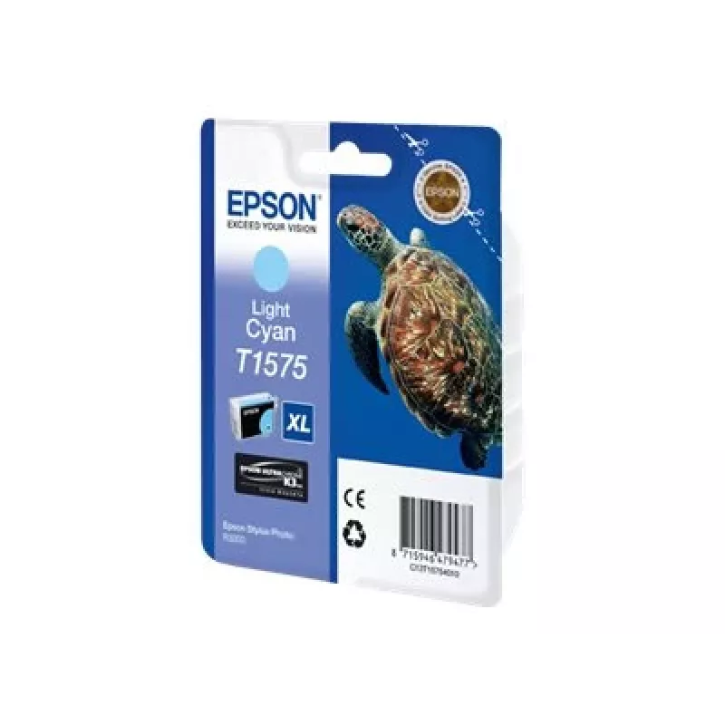 Cartucho Epson T1575 cian claro