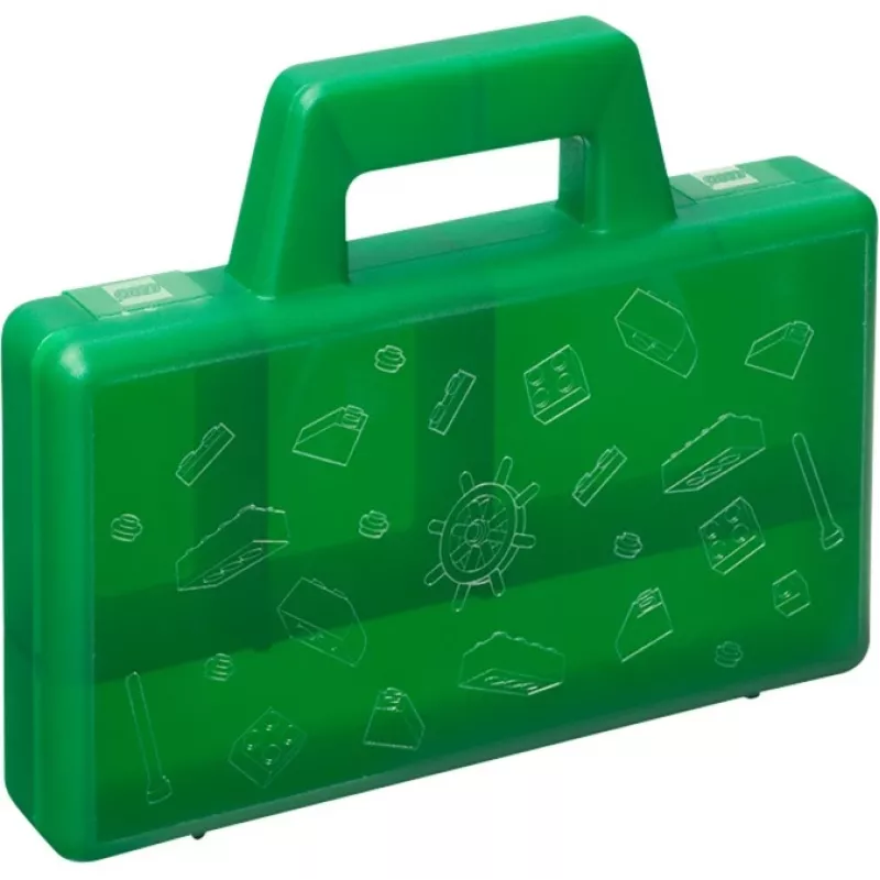 Caja de almacenamiento Room Copenhagen caja organizadora LEGO 40870003 verde – organizador modular compatible con juguetes