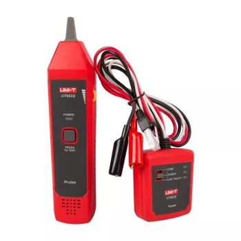 Detector de cables Unit UT-682D con pantalla LCD y alarma acústica