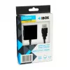 Adaptador iBox IAHV01 de HDMI a VGA, negro