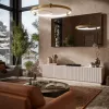 Mueble TV Cama LIVERTI 200x42x48 cashmere