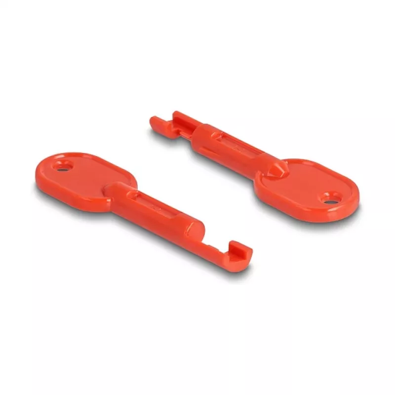 Bloqueador de puertos DeLOCK 20929 RJ45 10 uds. rojo