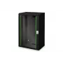 Digitus Unique DN-19 20-U-SW - armario - rack de red - apto para montaje en pared - negro, RAL 9005 - 20U - 48,3 cm (19