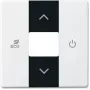 Busch-Jaeger 2CKA006220A0076 Placa de cubierta para soporte y conector hembra de sensor negro - blanco (2CKA006220A0076)