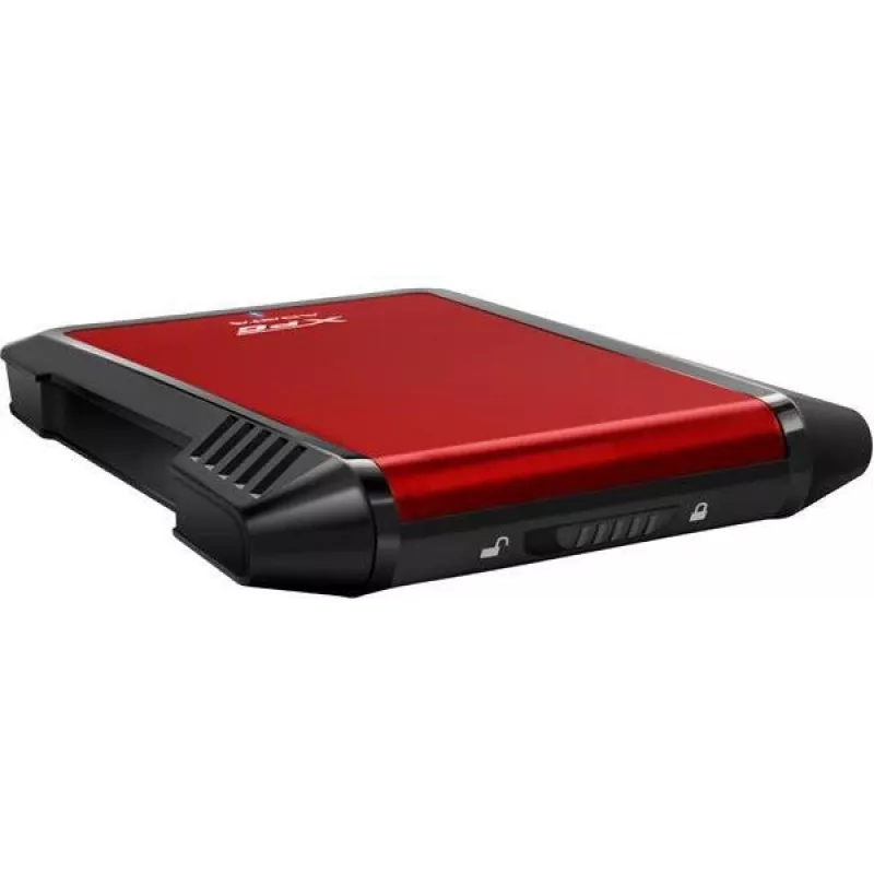 Caja para HDD/SSD ADATA EX500 negra, roja 2,5