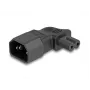 Fuente de alimentación DeLOCK 80473 C14 a C7 2,5A 90° negro