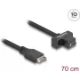 Cable USB DeLOCK Type-E Key A de 20 pines conector macho a conector hembra USB Type-C 70 cm
