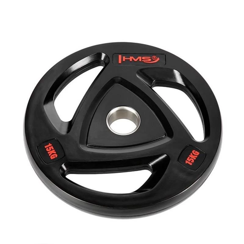 HMS Fitness TOX15 1 ud. disco de peso olímpico con recubrimiento de goma