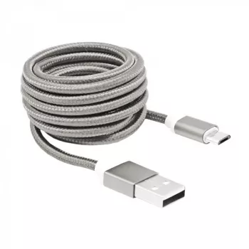 Sbox USB->Micro USB M/M 1,5 m USB-10315W blanco