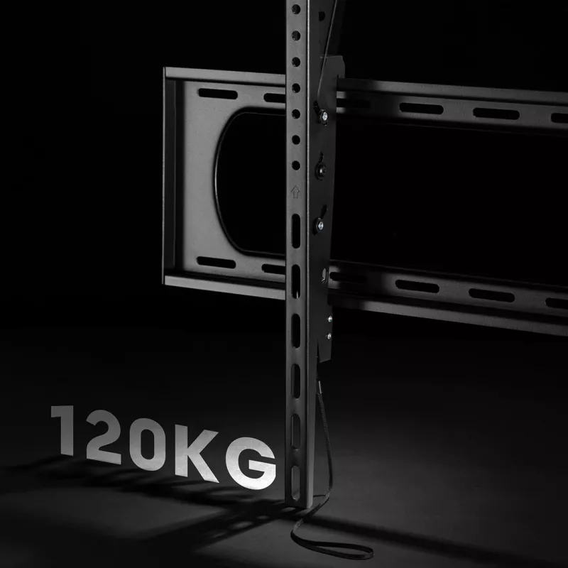 Soporte de pared para TV/monitor MACLEAN MC-750N, máx. VESA 900x600, carga 120 kg, blanco, apto para 60 inch–120 inch