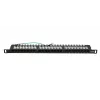 Patch panel Extralink CAT6 UTP 0.5U 24 puertos