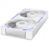 Ventilador de caja para PC NZXT F240X 120 mm blanco, 1 ud., 240 × 120 × 30 mm
