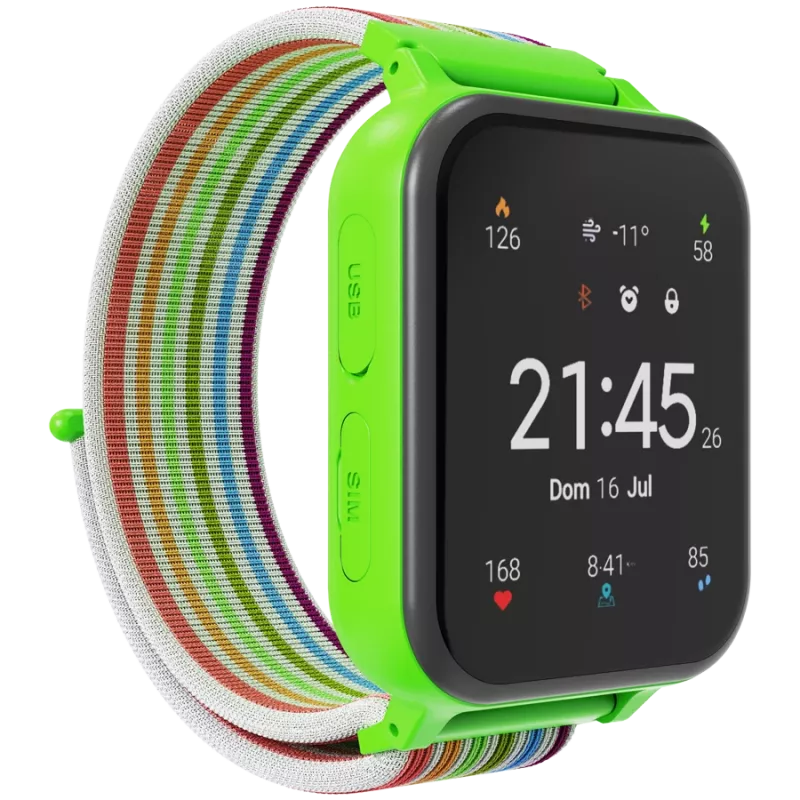 Canyon KW-37 Alfie – smartwatch para niños – pantalla IPS 1,69 – IP66 – 512 MB – MP3 – juegos – cámara