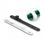Brida de cable reutilizable DeLOCK Soft Tie 10 uds. negro blanco