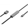 ALOGIC Ultra - Cable adaptador - 24 pin USB-C, USB-C (solo alimentación) a HDMI macho - 2,0m - apantallado - Gris espacial - Alimentación por USB (100 W), comp