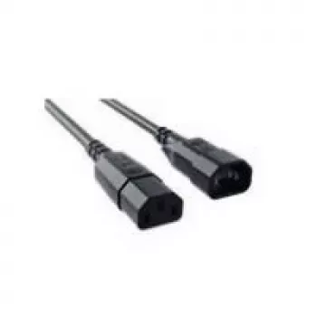 Cable de alimentación Bachmann 356.119 negro 0,5 m C14 C13