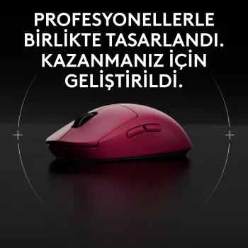 Logitech G PRO 2 - Ratón - Gaming - para diestros y zurdos - óptico - 8 botones - inalámbrico, con cable - 2,4 GHz, USB - receptor USB Logitech LIGHTSPEED - rosa (910-007310)