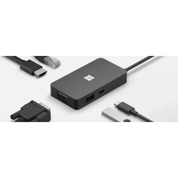 Dock para portátil Microsoft 1E4-00002 negro