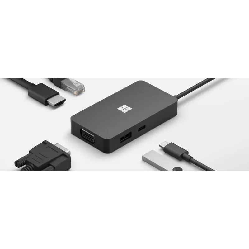 Dock para portátil Microsoft 1E4-00002 negro