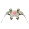 SKG H7 Ultra-E – Cabezales de masaje dorados, masaje combinado, masaje por compresión, masaje amasador, masaje por vibración, cuello, hombros, Dorado, Plástico, Botones, Batería