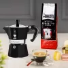 Bialetti 4951 Cafetera Moka Negra