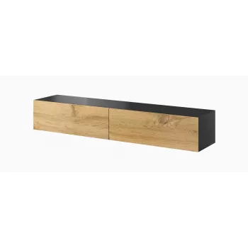 Soporte de TV Cama VIGO '180' 30/180/40 negro/roble wotan