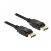 DeLOCK - cable DisplayPort - DisplayPort (M) a DisplayPort (M) - 1,5 m - compatible con 4K - negro (85508)
