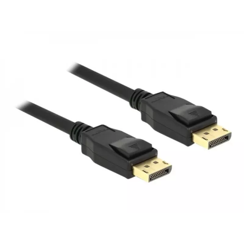 DeLOCK - cable DisplayPort - DisplayPort (M) a DisplayPort (M) - 1,5 m - compatible con 4K - negro (85508)