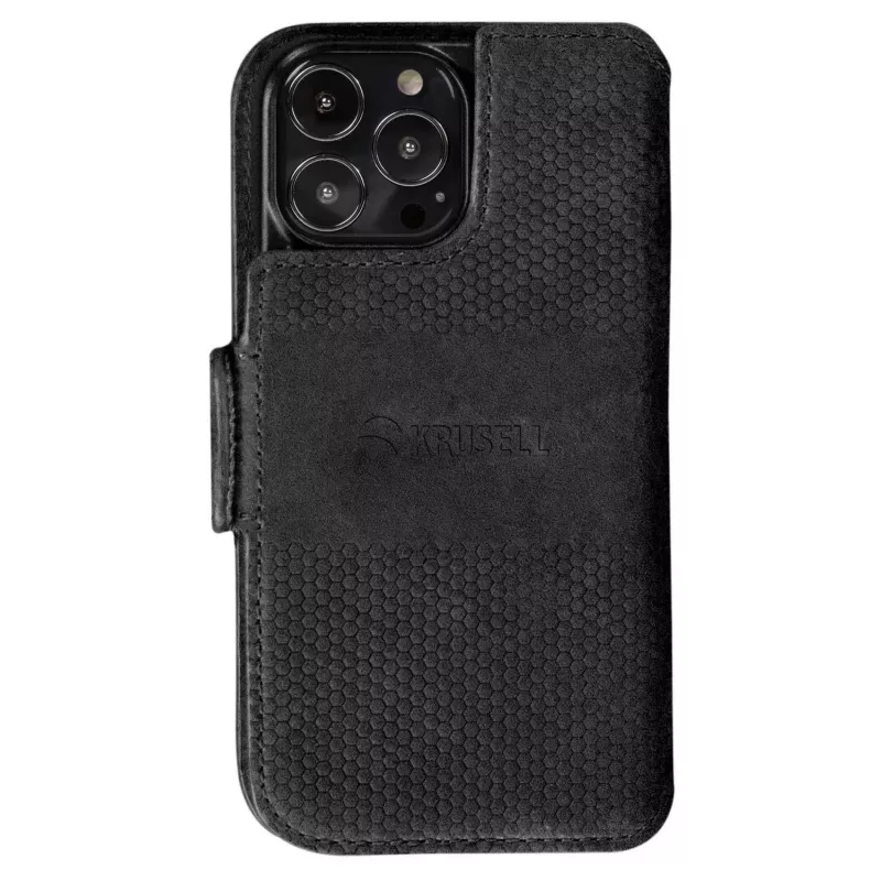 Funda cartera Krusell 62396 para iPhone 13 Pro Max 17 cm negro