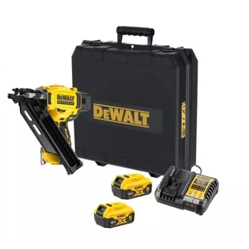 DeWalt DCN930P2 18V XR clavadora a batería, 33°, 64-90 mm, 2x 5,0 Ah
