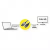Cable ROLINE 11445780 1 m DisplayPort a HDMI negro