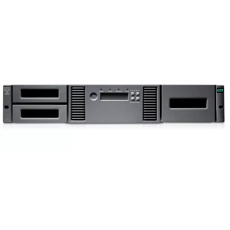 Autocargador y biblioteca de almacenamiento HPE MSL2024 1x unidad LTO-8 SAS 15x cartuchos de 30TB
