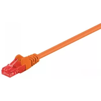 cable de red Goobay 0,25 m 2x RJ-45 naranja Cat6