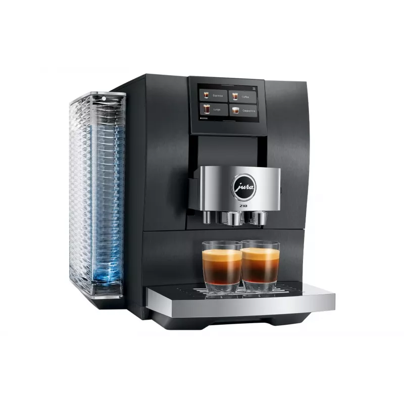 Cafetera espresso JURA Z10 superautomática 2,4 l aluminio negra, 1450 W, 15 bar, 51 bebidas