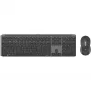 Logitech Signature slim Combo MK950 - Conjunto teclado-ratón - Inalámbrico - Bluetooth 5,1 LE - QWERTY - Nórdico - Grafito (920-012488)