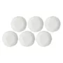 Set de platos llanos LA PORCELLANA BIANCA La Porcel 21 cm, 6 uds., blanco