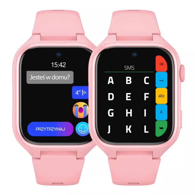 Smartwatch Stelio Junior Pro AI 4G ST-SWJ102-PK — reloj infantil 4G, rosa