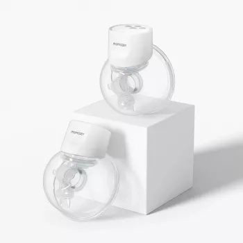 Sacaleches eléctrico doble Momcozy S12 Pro gris, 180ml
