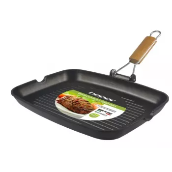 Parrilla eléctrica Beper PE.511 con superficie antiadherente de 26x36 cm