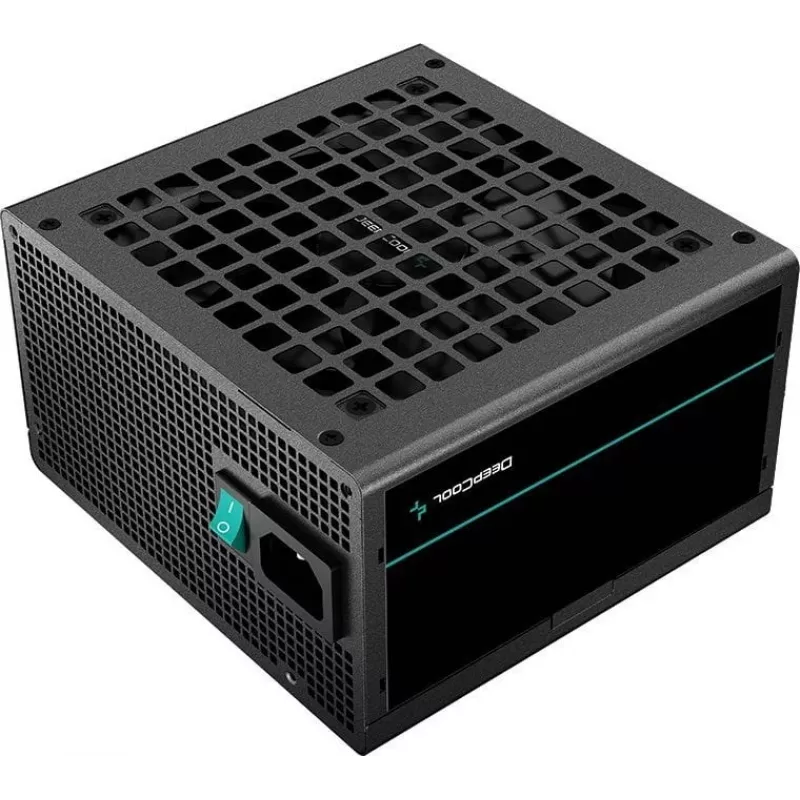 Fuente de alimentación DeepCool PF500 500 W ATX 2.4, 80 PLUS, ventilador de 120 mm, 20+4 pines, 2×6+2 PCIe, 4×SATA