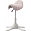 Asiento ergonómico de equilibrio Up Up Toronto blanco, tejido marfil, pistón de gas más largo