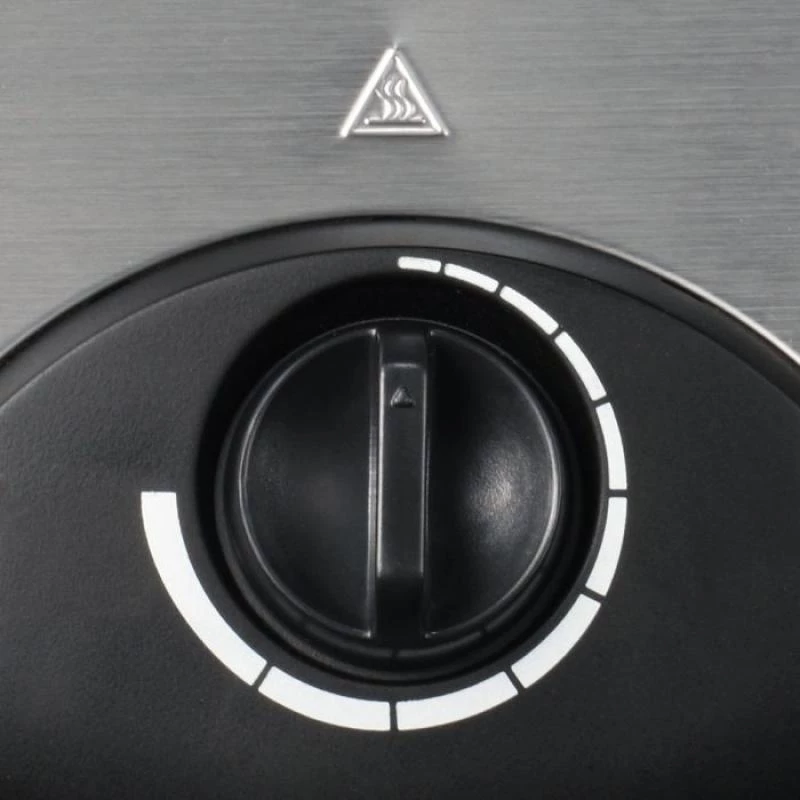 Severin WA 2103 gofrera para 4 gofres 1200 W negra, plateada