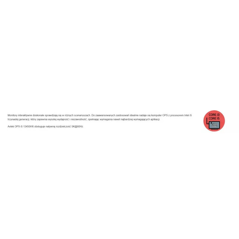 Ordenador Ops Avtek I5 13450HX 8GB 256GB/WIN 11 Pro