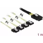 Cable SAS DeLOCK 85731 1 m negro verde